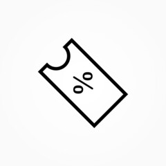Poster - discount sign icon