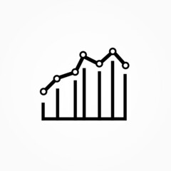 Poster - bar graph icon