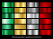 Christmas colors gradients Collection