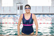 © Pixel-Shot - Sporty female swimmer in pool