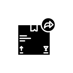 Poster - share product vector icon solid style. Perfect for website, application, commerce, presentation, logo and more. simple, thin and modern solid icon