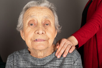 Wall Mural - Happy grandmother