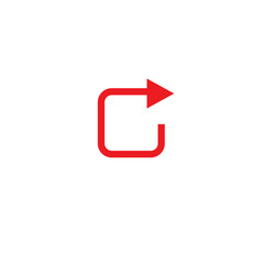 Fototapete - Arrow icon isolated on background. Trendy vector symbol. Arrow icon in flat style. Creative arrow template for web site, app, graphic design, ui and logo. Arrow vector symbol