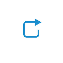 Fototapete - Arrow icon isolated on background. Trendy vector symbol. Arrow icon in flat style. Creative arrow template for web site, app, graphic design, ui and logo. Arrow vector symbol