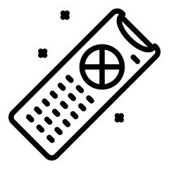 Poster - Remote control icon. Outline remote control vector icon for web design isolated on white background