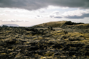 Wall Mural - Lava fields