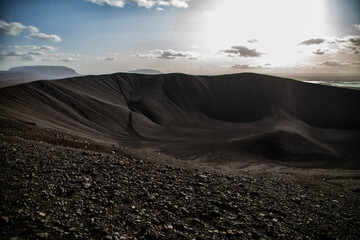 landscape in the desert