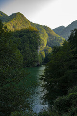 Poster - landscape with river