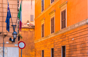 Wall Mural - Via delle Quattro Fontane, Rome, Italy, Europe