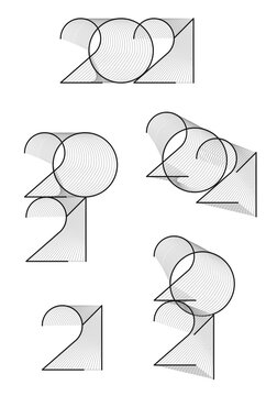2021 in typographical outline design