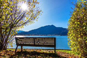 Poster - landscape at the Tegernsee Lake - bavaria