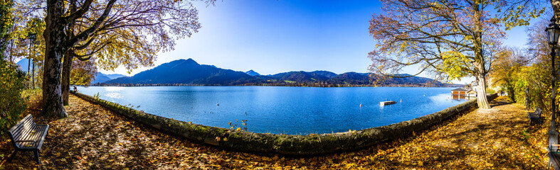 Poster - landscape at the Tegernsee Lake - bavaria