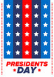 © scoutori - Happy Presidents day in United States. Washington's Birthday. Federal holiday in America. Celebrated in February. Patriotic american elements. Poster, banner and background. Vector illustration