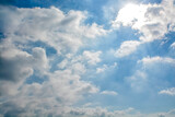 Fototapeta Niebo - blue sky with clouds