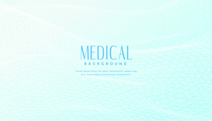 Poster - Geometric abstract background with connected line. Medical background. Abstract science Background. Abstract background with flowing grid design. Abstract connection structure. Vector illustration
