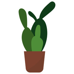 Canvas Print - Cactus Potted Plant 