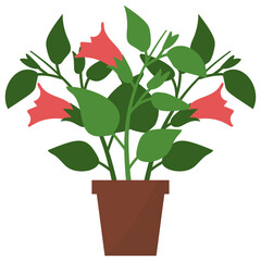 Sticker - Datura Potted Plant 