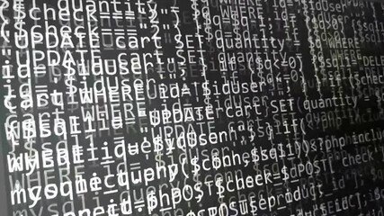 programming code abstract technology background of software developer