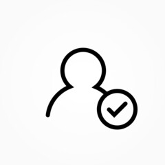 Sticker - approved user icon