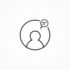 Poster - customer assistance  sign icon