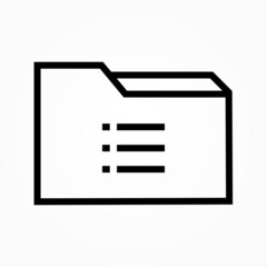 Poster - folder list icon