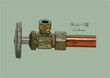 © be_u_and_i - Vector Illustration of Water Shut Off / Shut Down Valve
