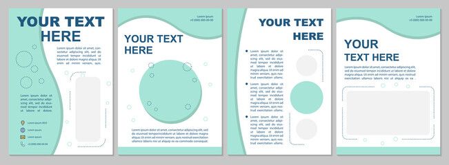 Creative simple brochure template in modern design. Multi purpose flyer, booklet, leaflet print, cover design with text space. Vector layouts for magazines, annual reports, advertising posters