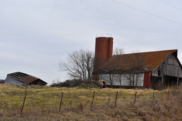 Canvas Print - Old Barn