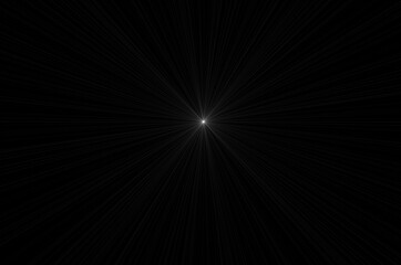 Wall Mural - coloured optical lens flare on black background.