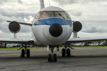 Wall Mural - VFW 614. Vintage jet airliner on the ground