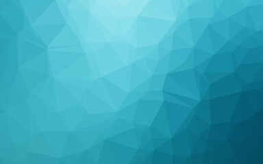 Wall Mural - Light BLUE vector abstract mosaic background.