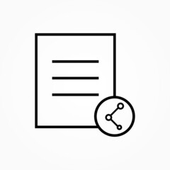 Poster - share article icon