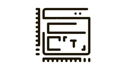 Poster - creature and deanimated icon on white background