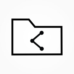 Sticker - share folder icon 