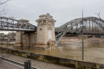 Wall Mural - bridge over the river