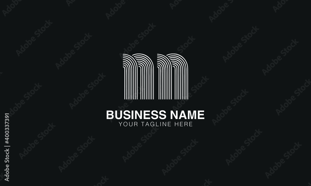 NN N initial based abstract modern minimal creative logo vector ...