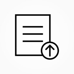 Poster - document list upload icon