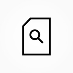 Poster - document search icon