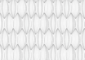 Wall Mural - modern stylish abstract texture like flower pattern vector, repeating geometric tiles linear petal o