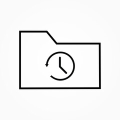 Poster - icon on square internet button