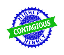 HIGHLY CONTAGIOUS Bicolor Clean Rosette Template For Stamps