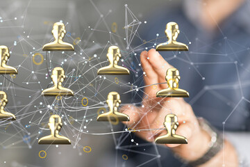 people network structure hr - human resources management and recruitment