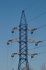 High voltage post or High voltage tower