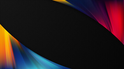 Wall Mural - Abstract background with waves. Vector Illustration