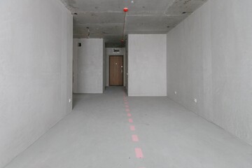 new apartment without finishing