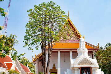 Wall Mural - The temples in Thailand are unique in architecture and the nature that surrounds the temples.