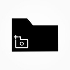 Poster - camera folder icon