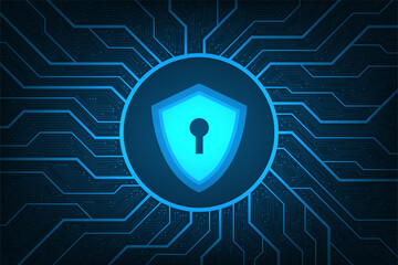 Poster - Security systems that cover the entire digital network.