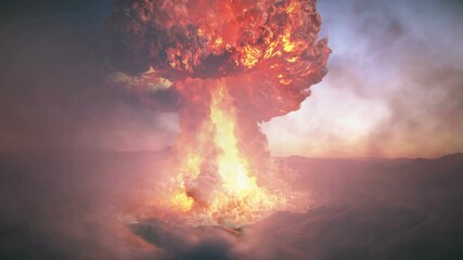 atomic bomb nuke explosion 4k