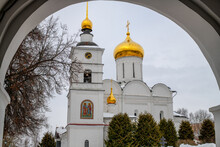 Dmitrov, Russia. Boris And Gleb Monastery For Mans, 12th Century Built